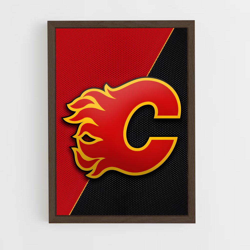 Poster Flames de Calgary – affiche Hockey sur glace (vue 5)